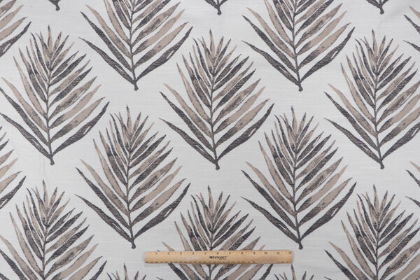 Bella Dura Home Royal Palm High UV Polyester Indoor/Outdoor Fabric in Umber