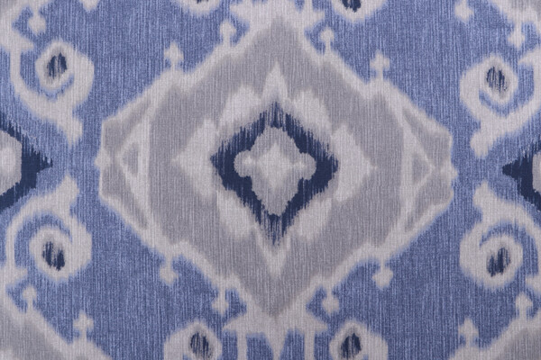 Magnolia Home Delhi Printed Cotton Drapery Fabric in Yacht