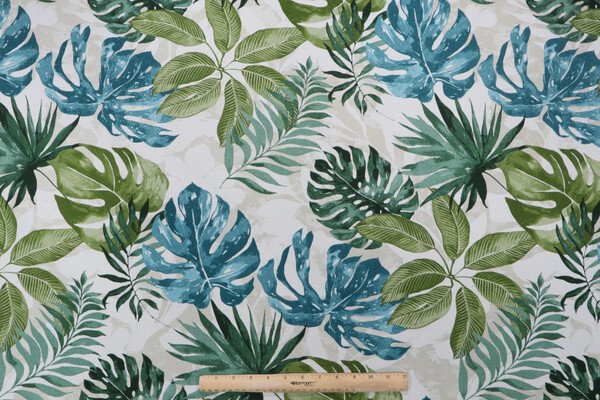 Richloom Piermont Printed Polyester Outdoor Fabric in Palm