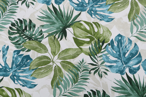 Richloom Piermont Printed Polyester Outdoor Fabric in Palm