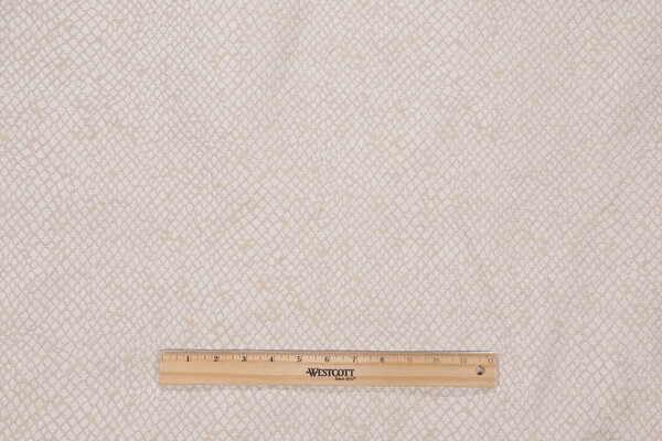 Tangled Web Woven Chenille Upholstery Fabric in Linen