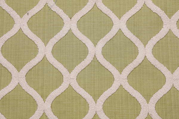 Farrah Embroidered Decorator Fabric Leaf