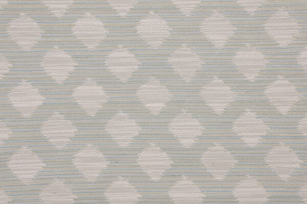 Ikat Lattice Woven Upholstery Fabric in Mist