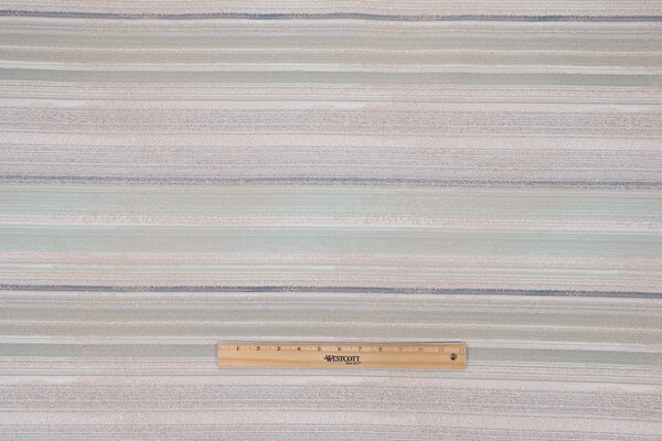 Sunbrella Stripe Woven Solution Dyed Acrylic Outdoor Fabric in Pool