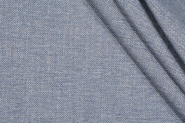 Edison Woven Upholstery Fabric in Slate Blue