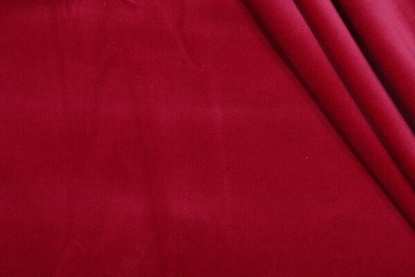 Giorgio Cotton Velvet Upholstery Fabric in Peony