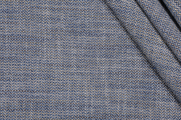1 Yard Janine Woven Upholstery Fabric in Marine