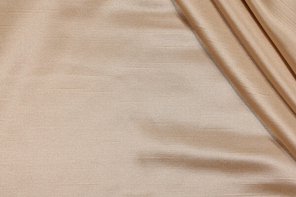 Strie Woven Drapery Fabric in Biscuit