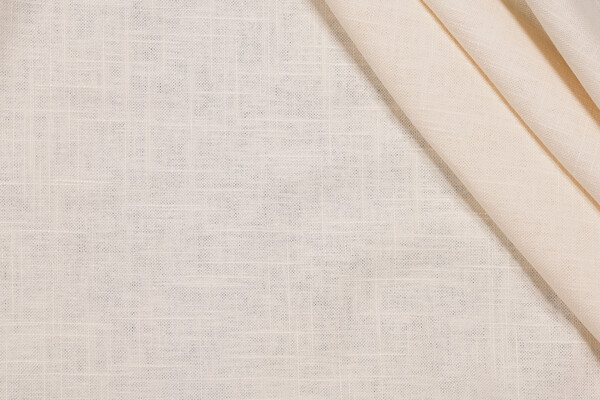 Wexford Linen Woven Decorator Fabric in Ecru