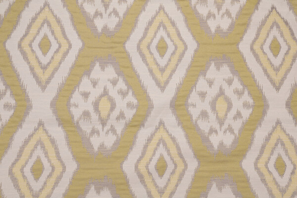Rigi Damask Decorator Fabric in Citron