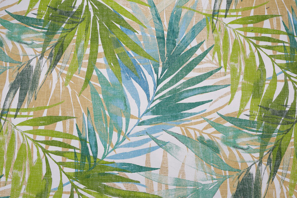 Richloom Calma Printed Polyester Outdoor Fabric in Palm 