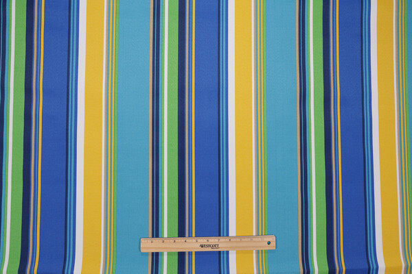 Richloom Westport Printed Polyester Outdoor Fabric in Pacific 
