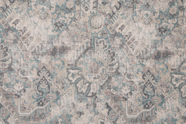 PK Lifestyles Cumbrae Printed Chenille Decorator Fabric in Spa 