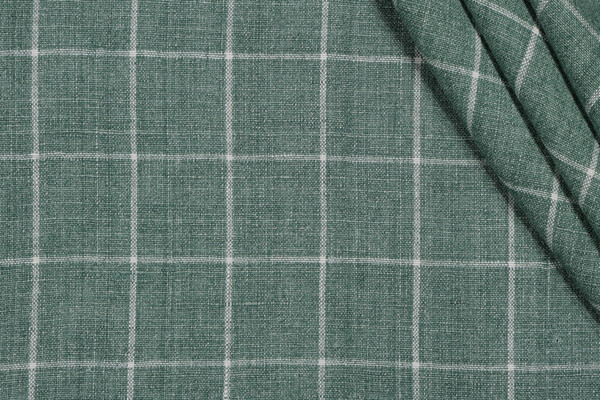 P Kaufmann Bennet Woven Linen Decorator Fabric in Basil 