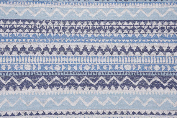 PK Lifestyles Pilgrimage Stripe Woven Upholstery Fabric in Azure 