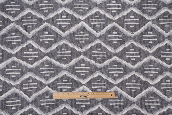 PK Lifestyles Modern Heirloom Printed Decorator Fabric in Noir 