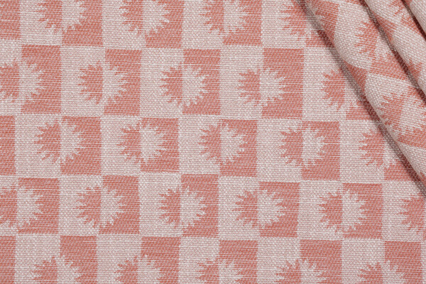 Elana Gabrielle Sunrise Woven Upholstery Fabric in Terracotta for PK Lifestyles 