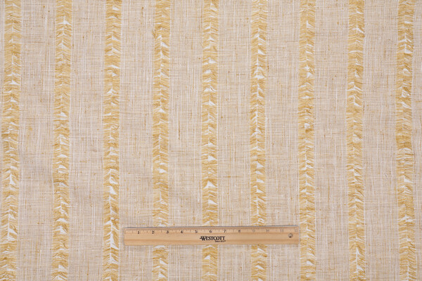 P Kaufmann On The Fringe Woven Upholstery Fabric in Dandelion 