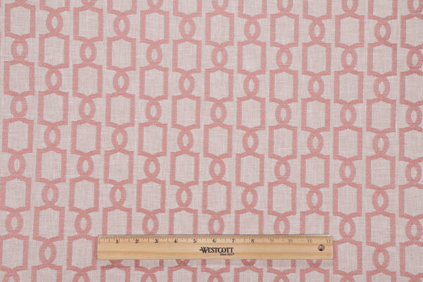 P Kaufmann Do Re Mi Woven Upholstery Fabric in Guava 