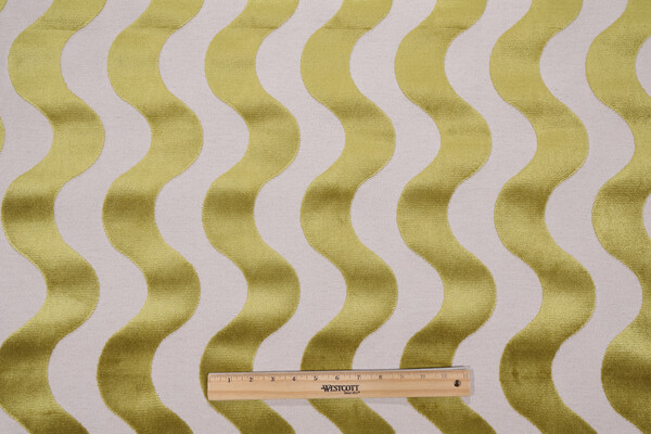 Hamilton Mayfair Velvet Upholstery Fabric in Kiwi 