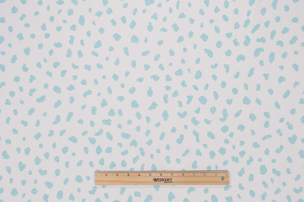 Thibaut Tanzania F916010 Printed Cotton Drapery Fabric in Turquoise 