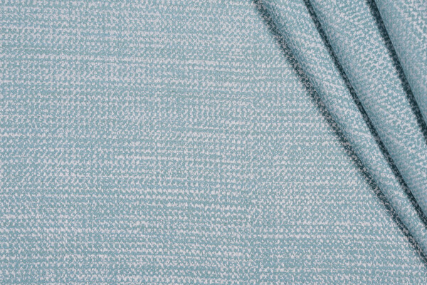 Marina Woven Solution Dyed Acrylic Outdoor Fabric in Aqua 