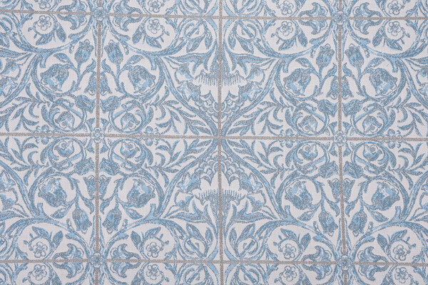 Sunbrella Provincial Woven Solution Dyed Acrylic Outdoor Fabric in Azure 