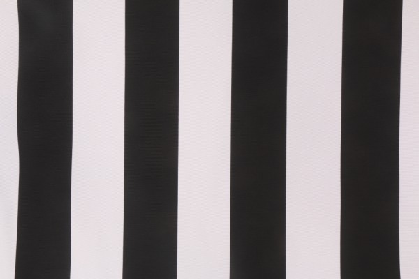 Richloom Cabana Printed Polyester Outdoor Fabric in Black 