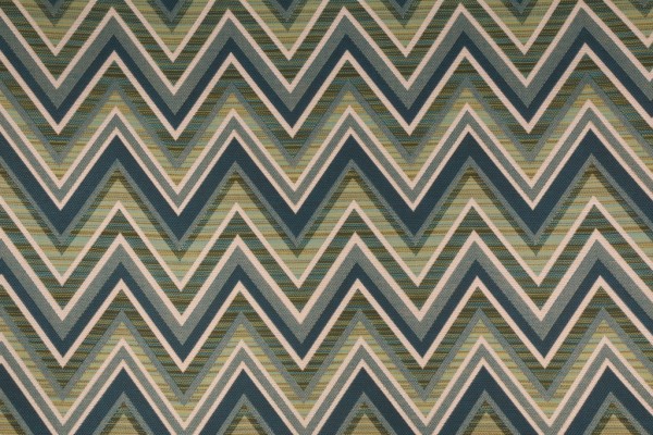 Sample of Sunbrella Fischer FF45885 Solution Dyed Acrylic Outdoor Fabric in Lagoon 