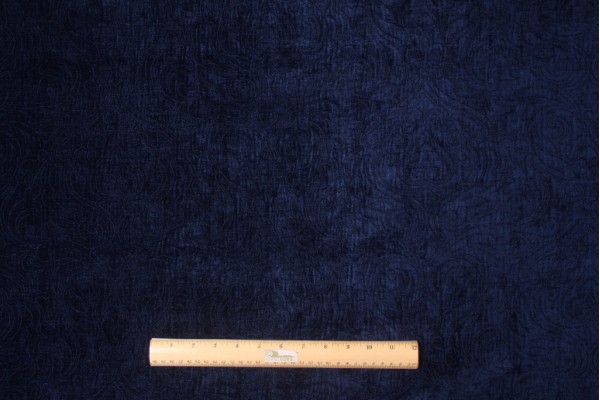 Sample of Merrimac - Barrow M9179-5681 Chenille Upholstery Fabric in Sapphire