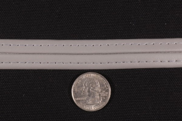 Pearl Gray Marine Vinyl 3/4 inch Hidem Gimp Upholstery Trim 