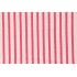 Onyx Age Geneva Stripe Seersucker Drapery Fabric in White/Raspberry 