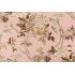 Waverly Mudan Printed Cotton Drapery Fabric in Blush 