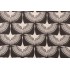 Genevieve Gorder Flock Printed Polyester Outdoor Fabric in Midnight 