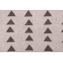 PK Lifestyles Nomadic Triangle Printed Polyester Outdoor Fabric in Graphite 