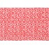 Lacefield Geos-Chatham White Printed Cotton Blend Drapery Fabric in Tomato 