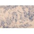 Stof Fabrics Festin Printed Cotton Drapery Fabric in Bleu 