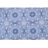 Medallion Bliss Printed Polyester Outdoor Fabric in Periwinkle 