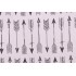 PK Lifestyles Arrows Printed Cotton Drapery Fabric in White 