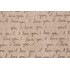 Ellen Degeneres I Love You Printed Cotton Drapery Fabric in Natural 