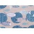 Stof France Poisson Printed Cotton Twill Drapery Fabric in Bleu 