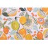 Stof France Agrume Printed Cotton Twill Drapery Fabric in Juane 