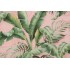 Tommy Bahama Palmiers Printed Polyester Outdoor Fabric in Blush 