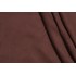 Ramtex Global Suede Woven Lightweight Suede Drapery Fabric in Chocolate 