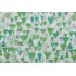 PK Lifestyles Reef Point Printed Polyester Outdoor Fabric in Grass 