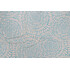 Old World Weavers Dianthus Printed Linen Blend Drapery Fabric in Turquoise