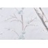 Juanita Floral Embroidered Drapery Fabric in Aquamist