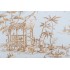 Thibaut Meridian F95305 Printed Cotton Drapery Fabric in Light Blue 