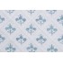 Kaufmann Trois Fleurs Printed Pintuck Drapery Fabric in Mist 