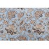 Belle Maison Monique Printed Linen Blend Drapery Fabric in Powder 